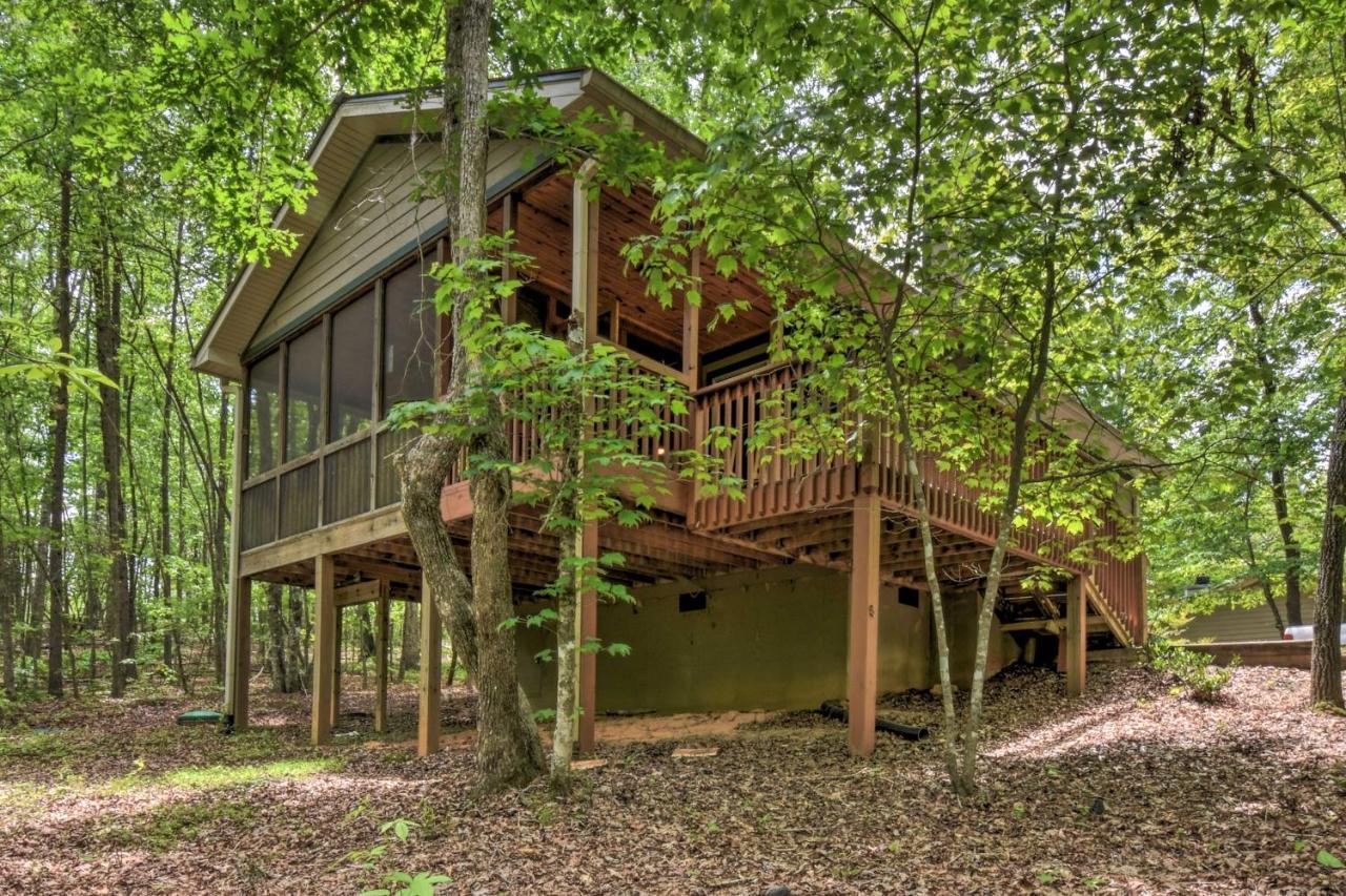 The Honeybee Cabin With Private Porch And Hot Tub Clarkesville Bagian luar foto